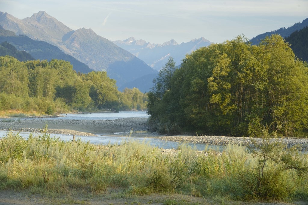 Iseltrail in Osttirol Untere Isel in Oberlienz